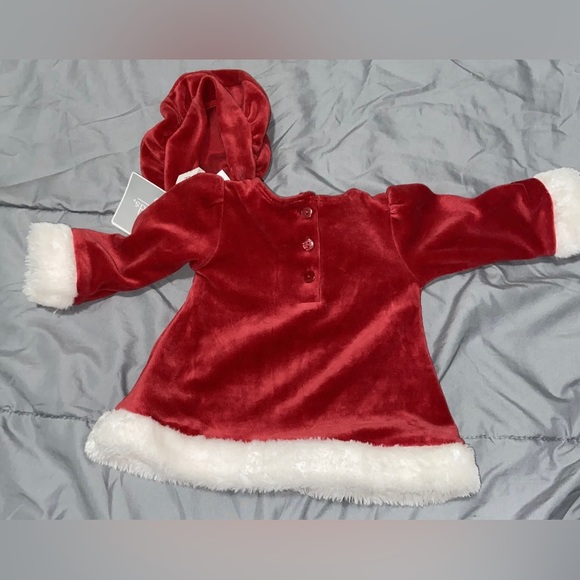Koala Kids Baby Girl Santa Dress With Hat - Picture 2 of 2